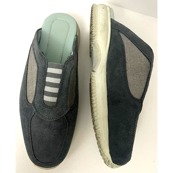 Easy Spirit Size 9 Travel time Slip On Comfort Clogs Mules Gray - Picture 1 of 8